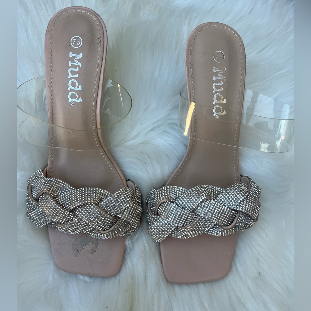 Mudd Slip on sparkling heels